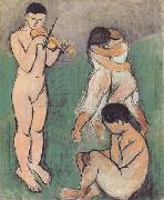 Henri Matisse The Music (Sketch) (mk35) oil painting picture wholesale